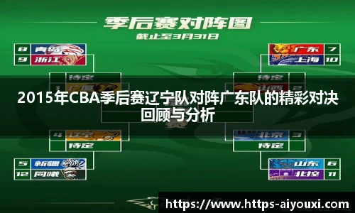 2015年CBA季后赛辽宁队对阵广东队的精彩对决回顾与分析